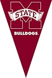 Mississippi State Bulldogs 50 Feet String of Party Pennants