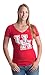University of Houston | UH Cougars Vintage Style Ladies' Licensed V-Neck T-Shirt-Vneck,L