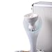 The White Glass wave Hookah with Exclusive Case Unique Modern Hookah