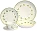 Caleca Pervinca Green 5-Piece Dinnerware Place Setting, Service for 1