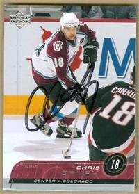 Buy Chris Drury autographed Hockey Card (Colorado Avalanche) by No manufacturer