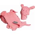 Minene Baby Bath Support and Hand Flannel (Pink)'