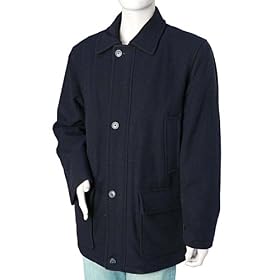 Columbia Navy Mens Wool Car Coat by Columbia