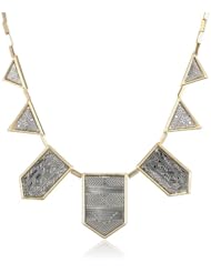 House of Harlow 1960 Engraved Classic Station Gold Necklace, 20"