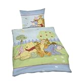 Global Labels G 15 600 WD156 120 Disney Renforce Bettw&auml;sche Winnie Pooh 135 x 200 cm Bettbezug und 80 x 80 cm Kissenbezug