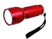 'GIANT Light - Small Package' Flashlight - 21 SUPER-Bright LED - Ruby Red Aluminum