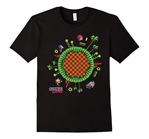 Men's Sonic World T-Shirt Large Black