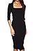 Viwenni® Women's Chic Summer Solid Red Bodycon Office Work Party Dresses