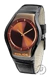 Image of Police Mens Watch Sphere with Black Strap and Brown Dial