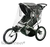InSTEP Stroller Weather Shield Double for M3, Alta, Ultra Runner, Free Wheeler and Free Runner Models
