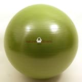 Natural Fitness 65cm Burst-Resistant Exercise Ball (Olive)