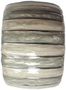 Patterned Cuff Bangle Bracelet in Candy Gray Color B00CLCP1WM