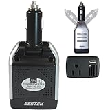 BESTEK 75w charger dc ac power inverter car dc 12v to 110v car adapter usb charger car samsung adapter pda car charger htc adapter car lg charger mp3 car adapter iphone charger car motolora adapter ipad car charger blackberry car adapter laptop charger notebook adapter ac 711C-3