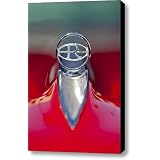 1965 Buick Riviera Hood Ornament Canvas Print Canvas Art - Artist Jill Reger by Fine Art America