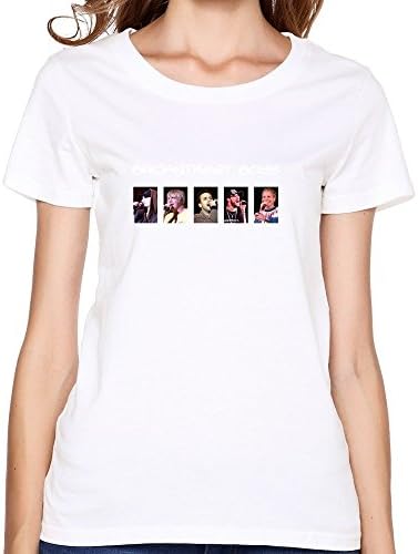 Girl Design Screw Neck T Shirt/Backstreet Boys White