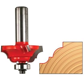 Click here to buy Freud # 38-312 Quadra-Cut Cove and Bead Bit, 1-5 32'' Dia. x 5 8'' H. x 1 2'' Shank by Freud.