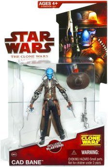 41Qm2MY5pLL Star Wars 2009 Clone Wars Animated Action Figure CW 22 Cad Bane