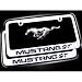 Ford Mustang GT Chrome Metal License Frames, Pair