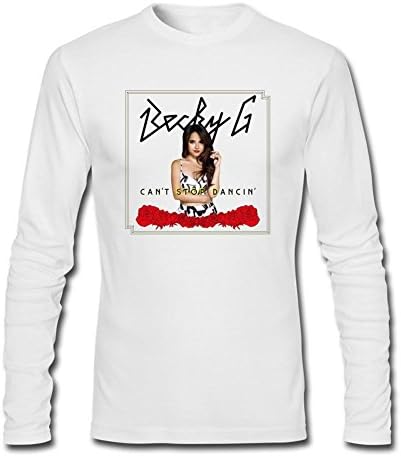 MixicQT Men's Becky G Can't Stop Dancin Long Sleeve T-shirts