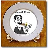 Grocho Marx with Zeppo Zippo - 8 Inch Porcelain Plate