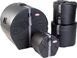 SKB Drum Set 1 Kit (9x10, 10x12, 12x14, 18x22) with Padded Interiors