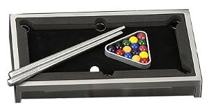 Mini Table-Top Billiards Set, Tarnish Proof