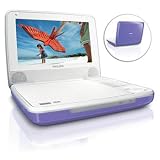 Philips PET741V 7 Portable DVD Player- Lavender