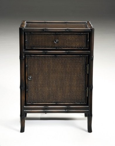 St. Croix Caribbean Bamboo Accent Rattan Chest Table