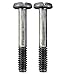 Hayward WGX1030Z1AM Long Sump Screw Set with Insert Replacement for Hayward Suction Outlet and Drain Cover, Set of 2