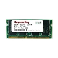 KOMPUTERBAY 512MB SDRAM SODIMM (144 Pin) LD 133Mhz PC133 LAPTOP Speicher