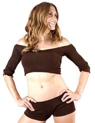Low Rise Shorts & V Neck Top by KD dance, Stretch Knit For Freedom of Movement, Pro... by KD dance