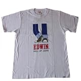 (EDWIN)( エドウィン)ベーシック　プリントＴシャツ 2-4 FM 470851-418 ホワイト【Ｌサイズ】