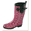 Dots Spots Rainboots - Light Berry
