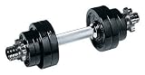 Christopeit Kurzhantelset 10,00 kg, Guss schwarz / chrom, 0,50 1,25 &Oslash; 30 mm