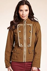 Indigo Collection Pure Cotton Military Jacket