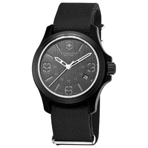 Victorinox Swiss Army Men's 241517 Original Black Dial and Strap Watch Watch by Victorinox Swiss Army