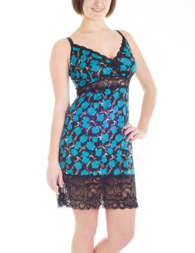 Delta Burke Plus Cross Front Chemise Adjustable Straps