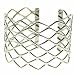 Jewelry : Sterling Silver Diamond Weave Bangle Cuff Bracelet