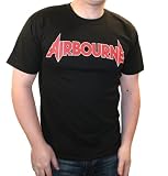 WEA Men's Airbourne Running Wild T-Shirt,Black,Large