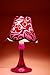 Molly & Me Lamp- Pink W/ Flock Textured Shade
