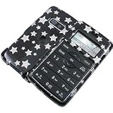 LG enV2 VX9100 Glitter Stars Black Shield Protector Case w/ Belt Clip