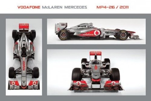 1art1 54267 Formel 1 - Mclaren F1 Mp4-26 Poster 91 x 61 cm