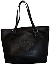 Women's Ralph Lauren Purse Handbag Chatsworth Classic Leather Tote Black