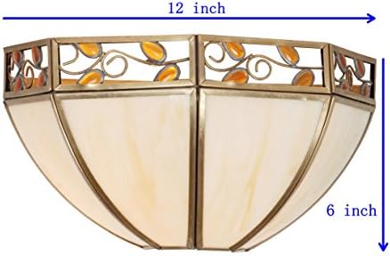 ***LOW PRICE HIGH QUALITY***Tiffany Style Brass Wall Sconce/ 6 Inch Height/ BREMEN Series/ Home&amp;Office Décor Collection/ WILSONS LIGHTING BL-W120062