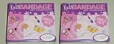2 Boxes of Kids (Girls) Family Pack Bandaids ~ Flowers Lipstick Makeup Purse Butterflies