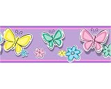 Bedtime Butterfly Wall Border
