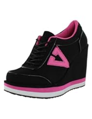 Volatile Kicks Tart Womens Wedge Sneakers Platform Shoes Suede Size 10