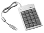 Targus PAKP004U USB Numeric Keypad with 2-port Hub
