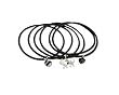 Twilight New Moon Edward Lion Jelly Bangle Bracelet with Charms