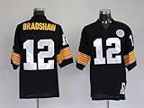 Terry Bradshaw #12 Pittsburgh Steelers (XL.) Mitchell & Ness Throwback Authentic Black Jersey